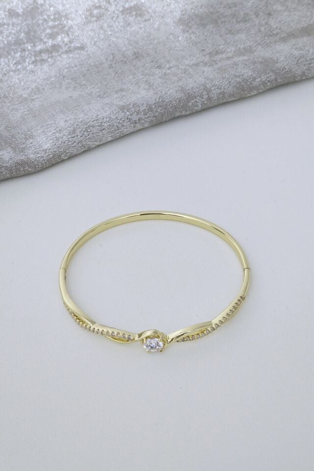 Xuping Tektaş Bileklik Gold