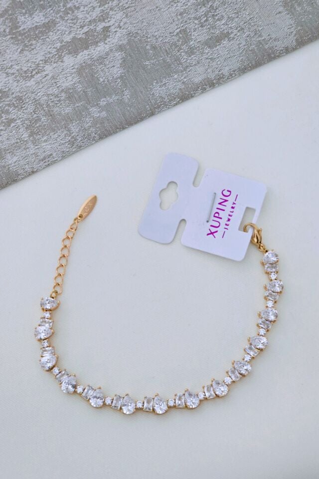 Xuping Beyaz Taşlı Bileklik