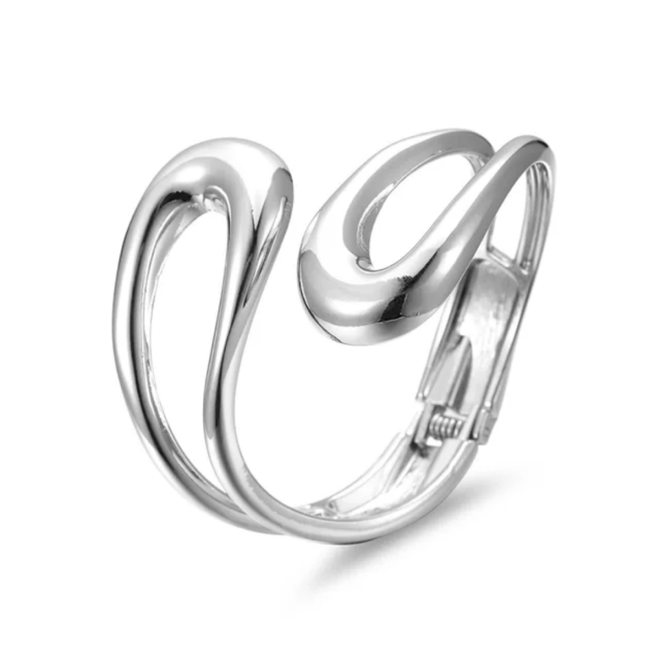 Modern Tasarım Silver Kelepçe Bileklik