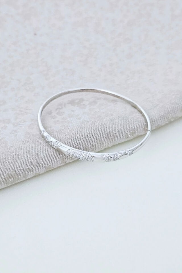 Xuping Zirkon Taşlı Silver Bileklik