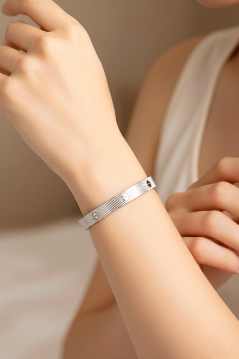 Marka Bileklik Vip Premium Silver