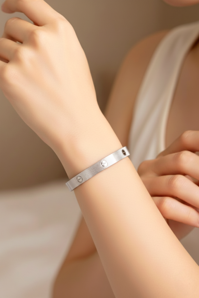 Marka Bileklik Vip Premium Silver