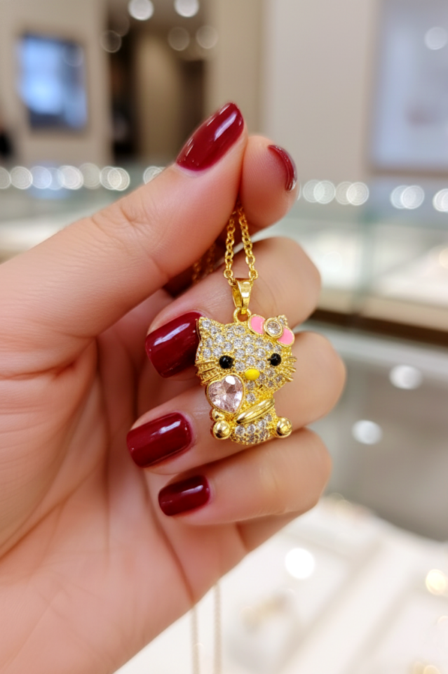 Vip Hello Kitty Kolye Gold