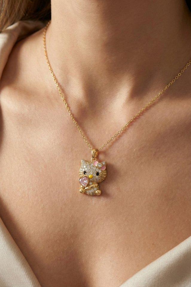 Vip Hello Kitty Kolye Gold