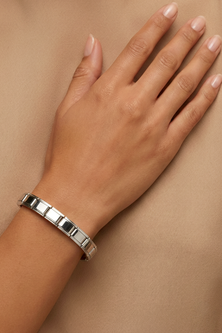 Çelik Nomi Bileklik Silver