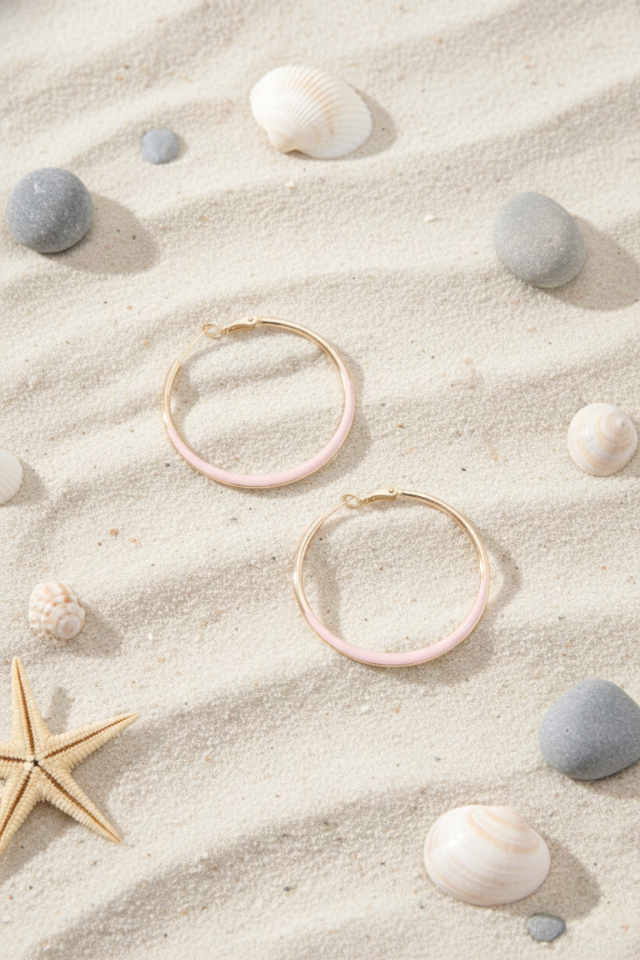 Vip Halka Küpe Büyük Boy