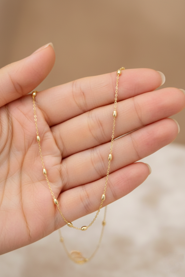 Xuping Badem Dorika Zincir Kolye