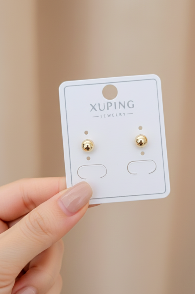 Xuping Top Küpe Gold