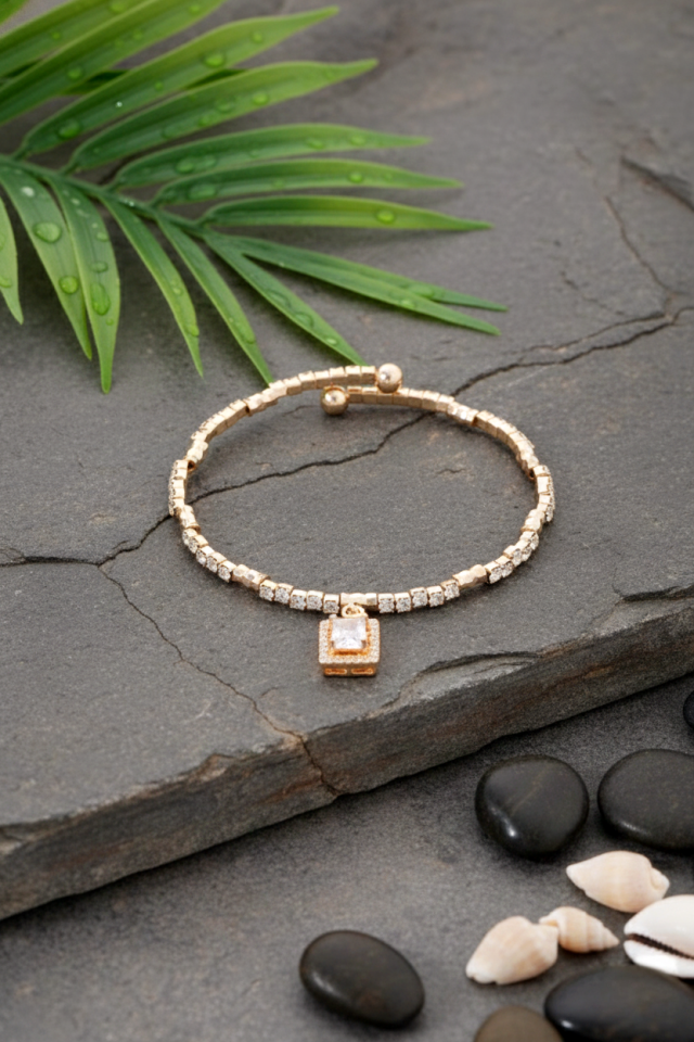 Vip Baget Taşlı Bileklik