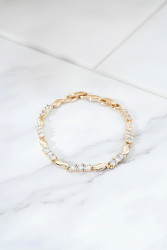 Vip Pırlanta Taşlı Bileklik