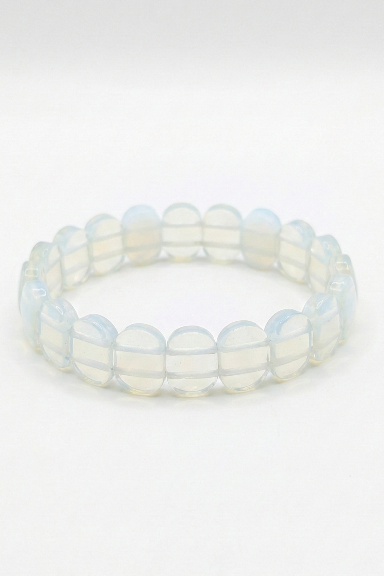 Göz Kamaştırıcı Opalit Disk Kesim Bileklik