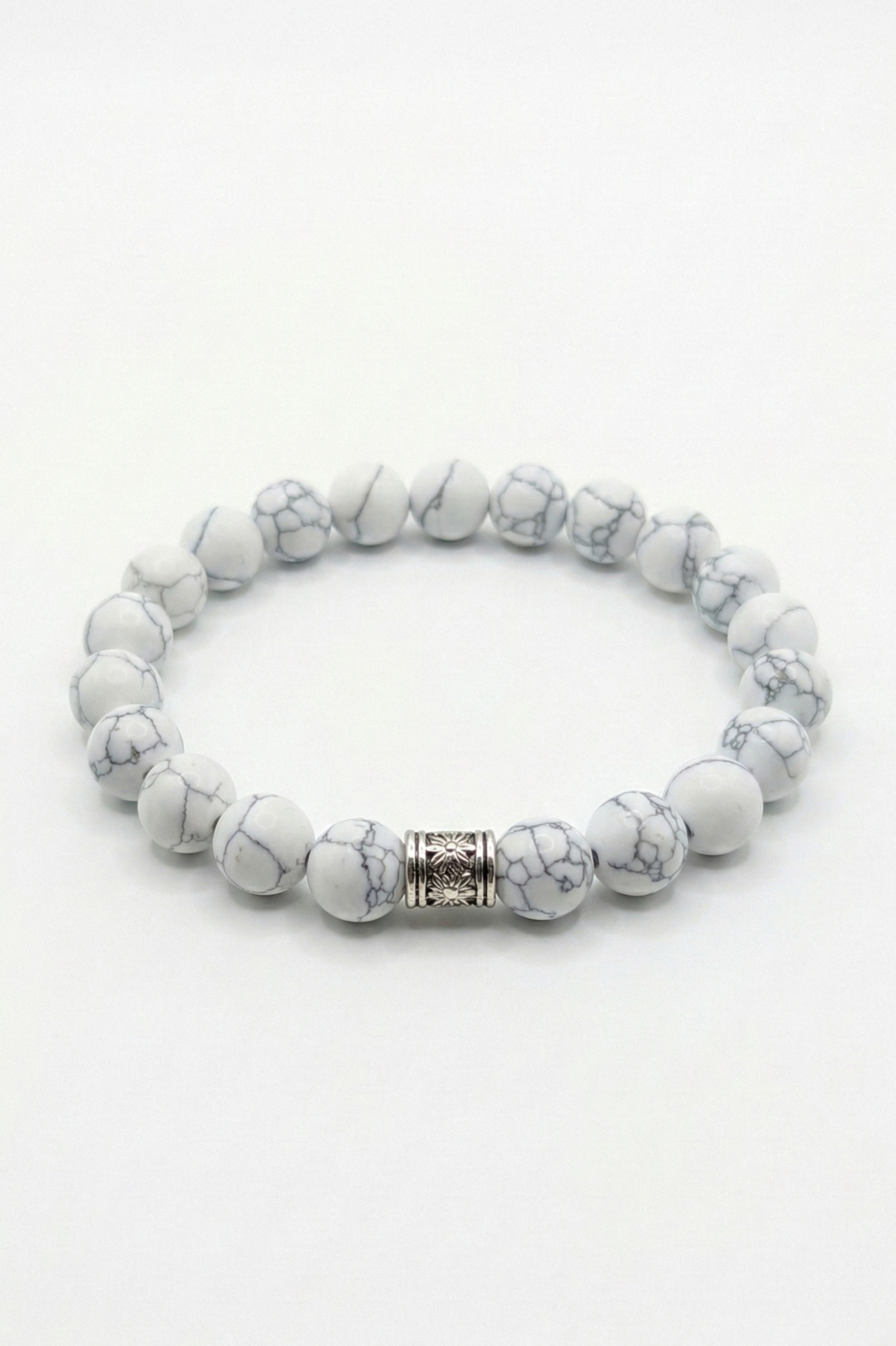 Doğal Taş Howlit Taşı Bileklik