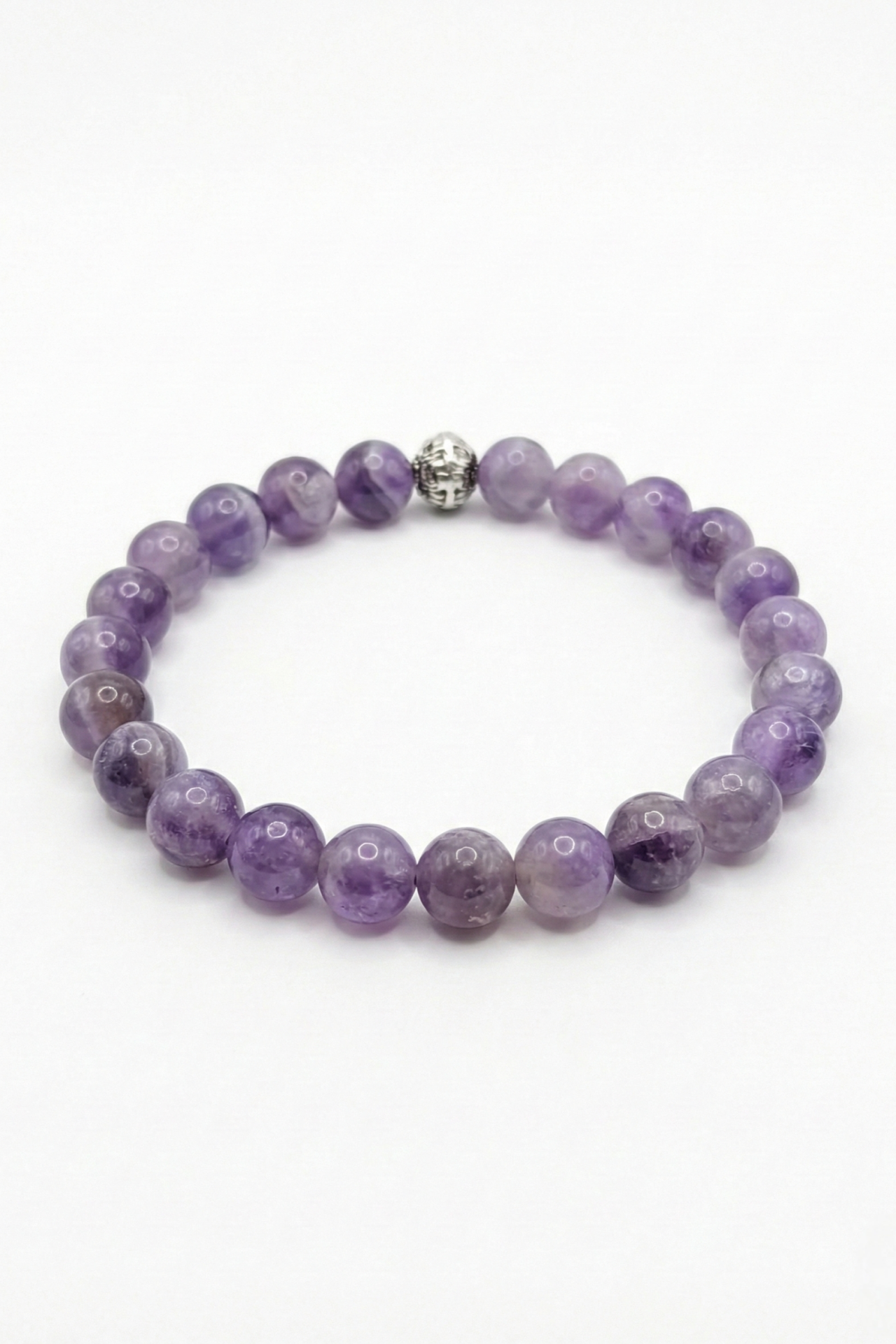 Hakiki Ametist Taşı Enerji Bilekliği