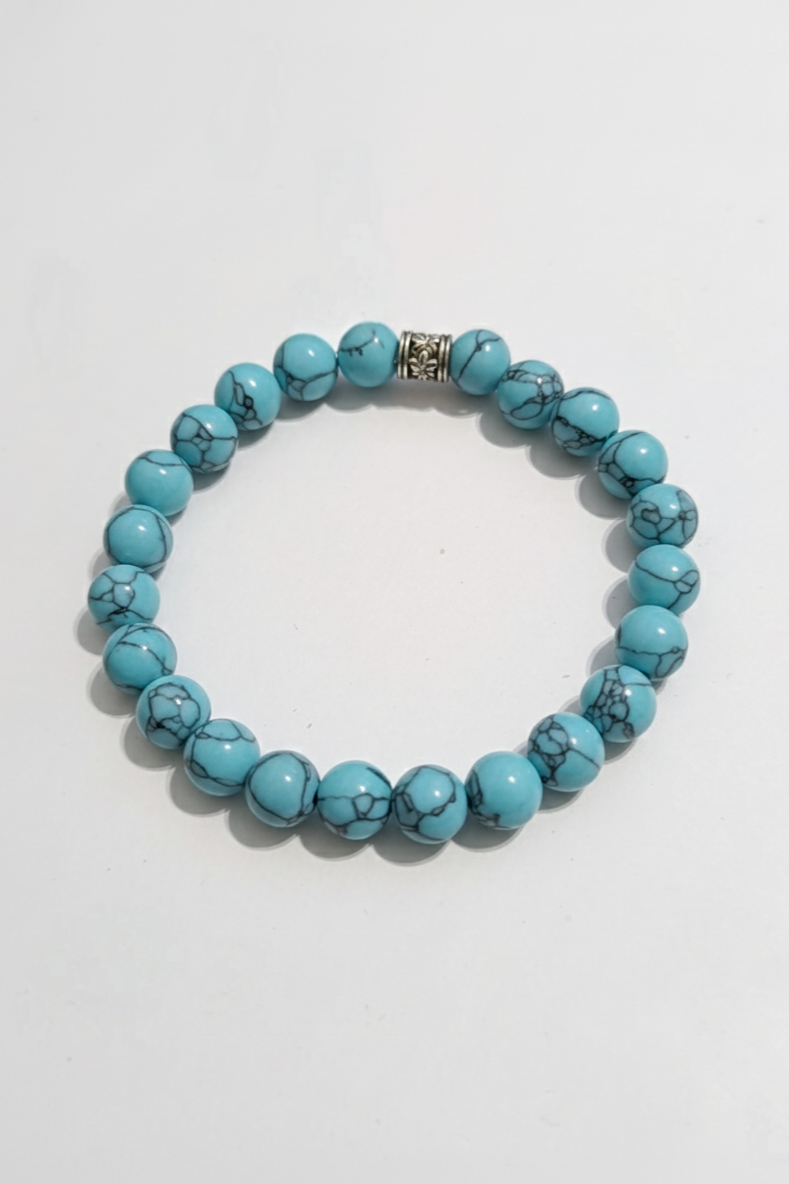 Orijinal Firuze (Turkuaz) Doğal Taş Bileklik