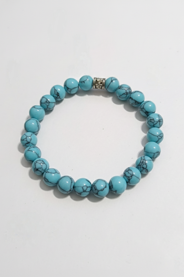 Orijinal Firuze (Turkuaz) Doğal Taş Bileklik