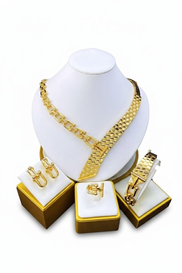 Altın Kaplama Takı Seti