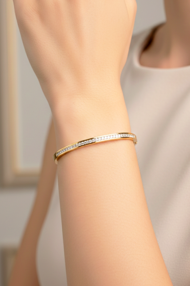 Çelik Taşlı Bileklik