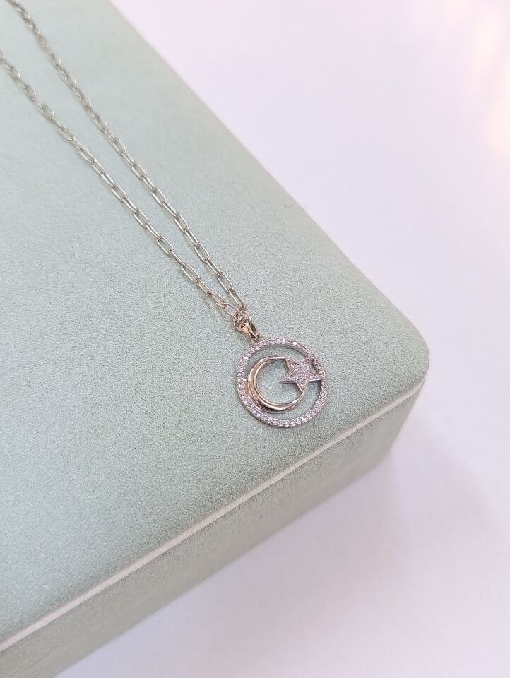 Çelik Silver Kolye