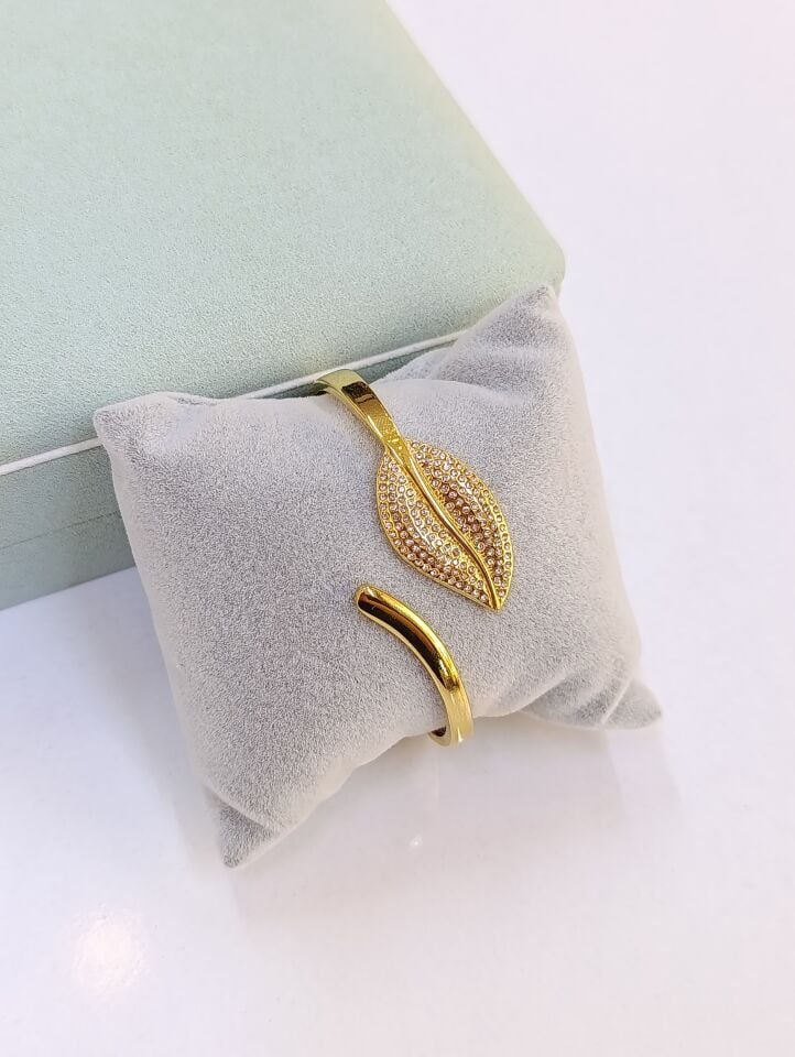 Çelik 14 K Kelepçe Bileklik