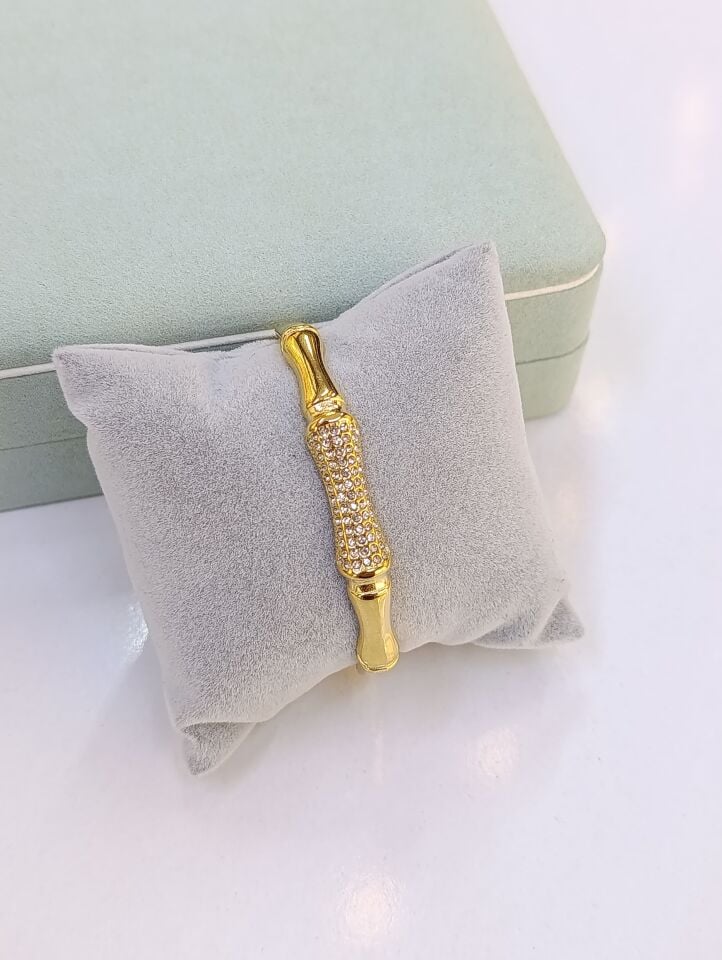 Çelik 14 K Kelepçe Bileklik