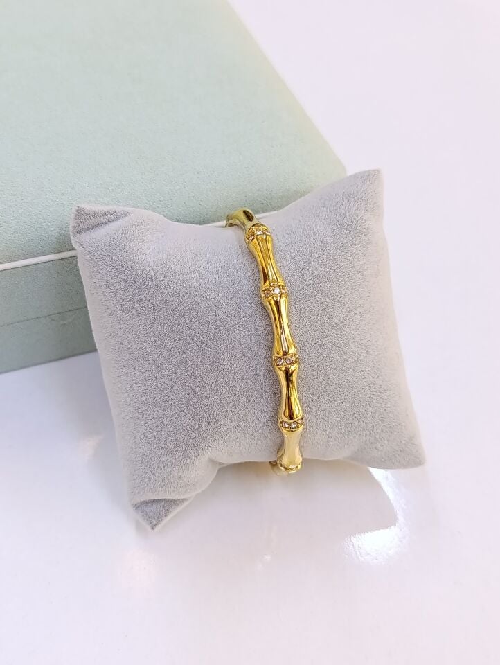 Çelik 14 K Kelepçe Bileklik