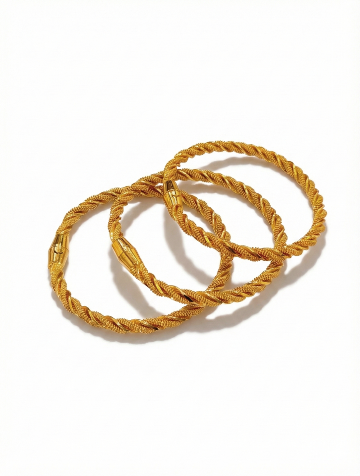 İnci Kilitli Burgu Bilezik